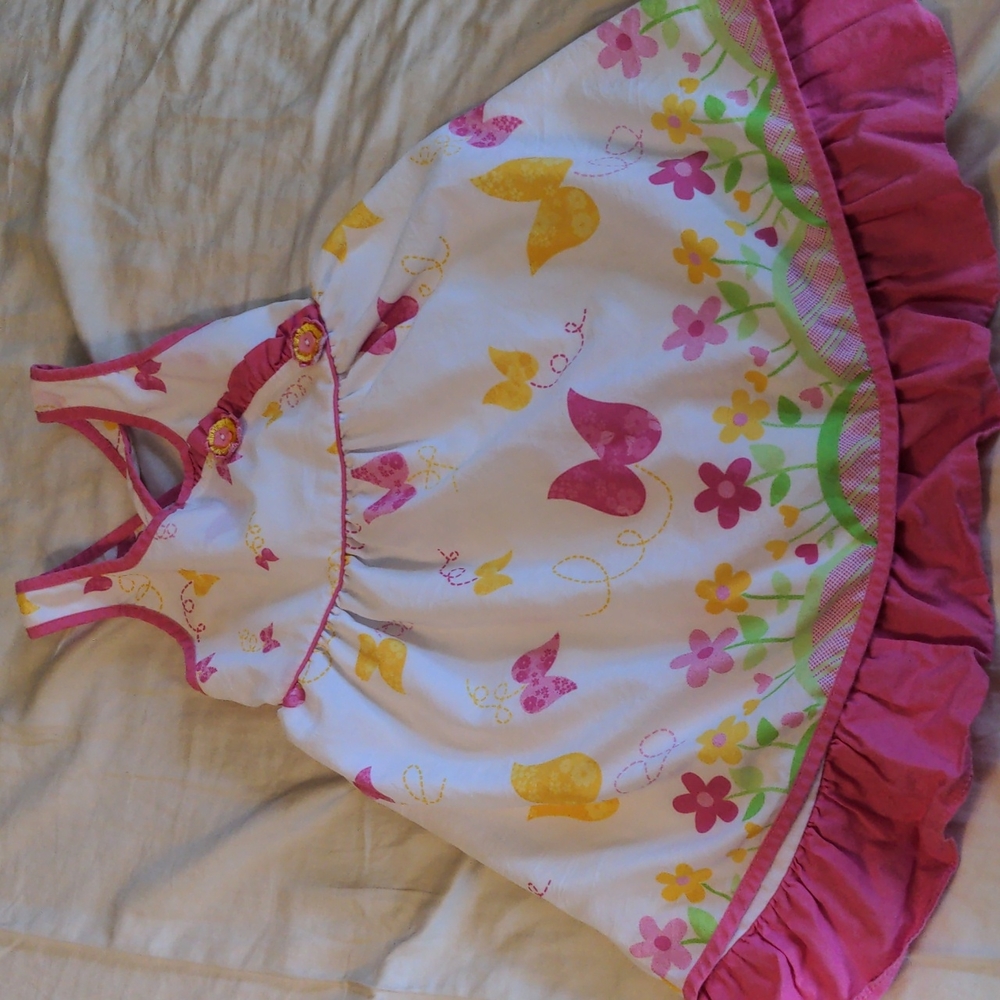Girls 24 Months Spring Dress Butterflies